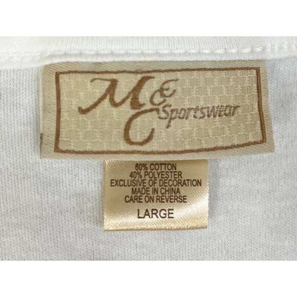 NEW I'm Dreaming Of A White Christmas T-Shirt Women's Large White MC Sportswear - Picture 4 of 6